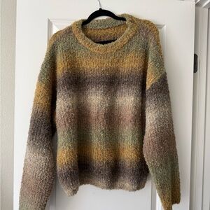 Donated: Cozy Multicolor Women's Sweater